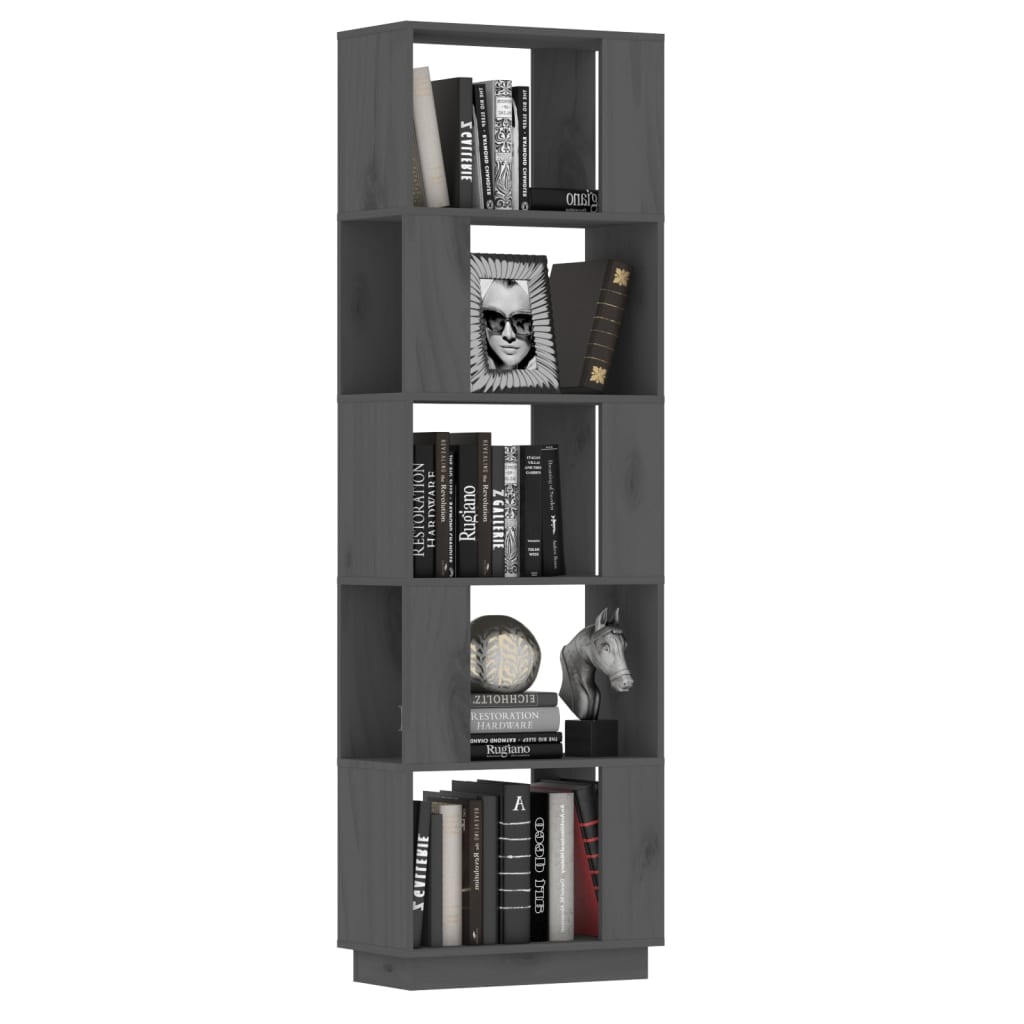 Boekenkast/Kamerscherm 51X25X163,5 Cm Massief Grenenhout
