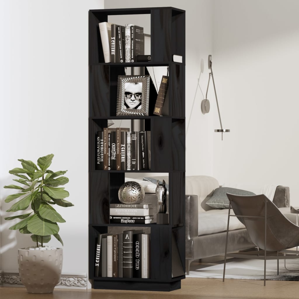 Boekenkast/Kamerscherm 51X25X163,5 Cm Massief Grenenhout