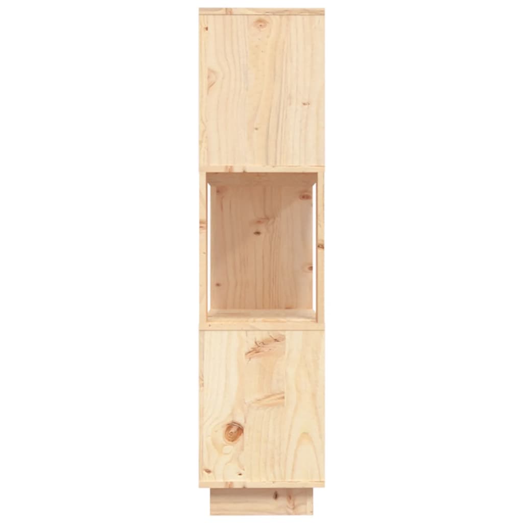 Boekenkast/Kamerscherm 80X25X101 Cm Massief Grenenhout