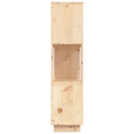 Boekenkast/Kamerscherm 80X25X101 Cm Massief Grenenhout