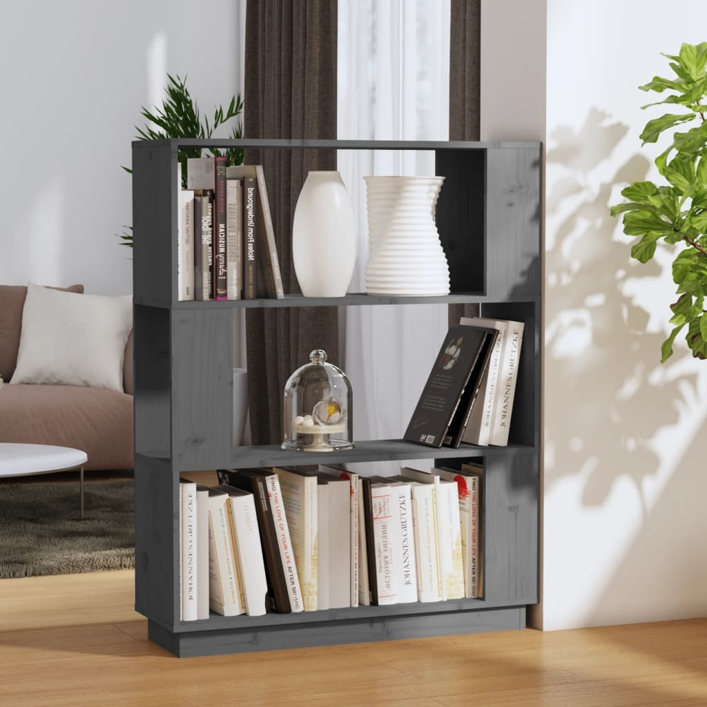 Boekenkast/Kamerscherm 80X25X101 Cm Massief Grenenhout