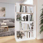 Boekenkast/Kamerscherm 80X25X132 Cm Massief Grenenhout