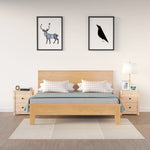 Nachtkastje 50X35X61,5 Cm Massief Grenenhout