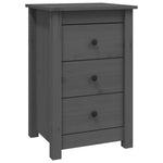 Nachtkastjes 40X35X61,5 Cm Massief Grenenhout