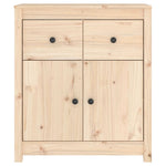 Dressoir 70X35X80 Cm Massief Grenenhout