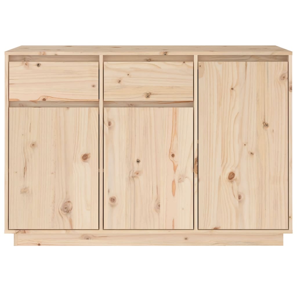 Dressoir 110X34X75 Cm Massief Grenenhout