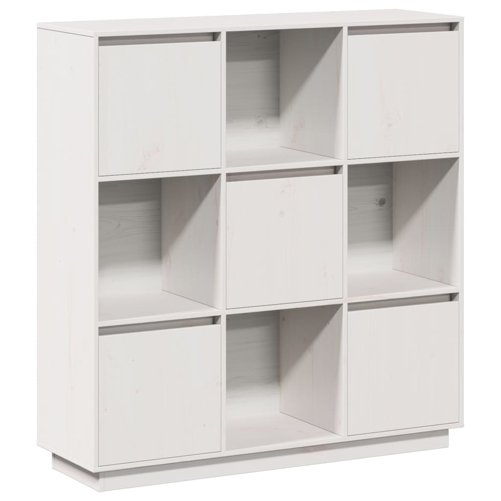 Hoge Kast 110,5X35X117 Cm Massief Grenenhout
