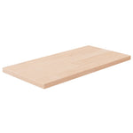 Plank 80X20X2,5 Cm Onbehandeld Massief Eikenhout