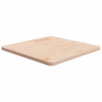 Tafelblad Vierkant 40X40X1,5 Cm Onbehandeld Massief Eikenhout