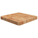 Tafelblad Vierkant 40X40X1,5 Cm Onbehandeld Massief Eikenhout