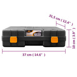 Machinekoffers 2 St Universeel Met Schuimrubber Polypropeen