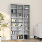 Cd-Kast 102X16X177,5 Cm Bewerkt Hout