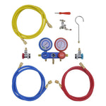 Vacuümpomp 100 L/Min Met 2-Voudige Manometerset
