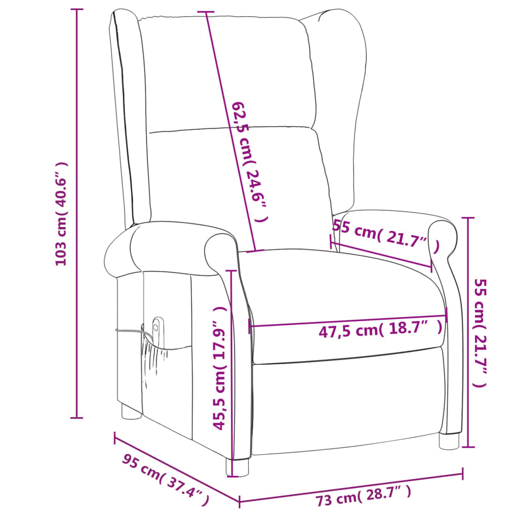 Fauteuil Elektrisch Verstelbaar Stof