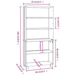 Hoge Kast Hamar Massief Grenenhout