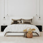 Nachtkastje Met Lade Eikenkleur 2 St