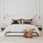 Nachtkastje Met Lade Eikenkleur 2 St