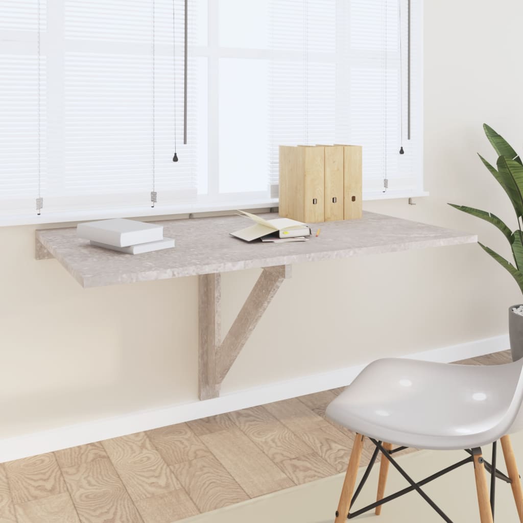 Wandtafel Inklapbaar 100X60 Cm Eikenkleurig