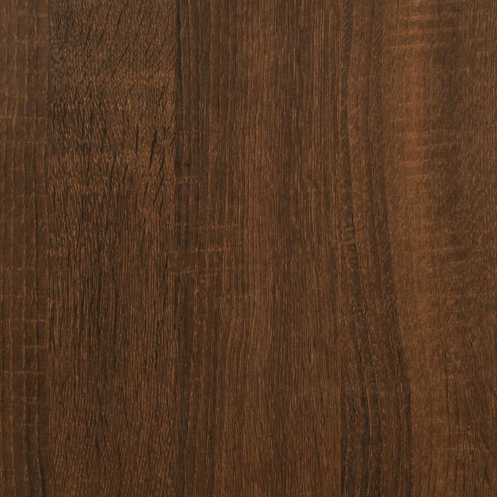 Wandschappen Bewerkt Hout Bruin Eikenkleur