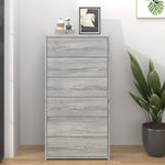 Dressoir Met 6 Lades 50X34X96 Cm Bewerkt Hout