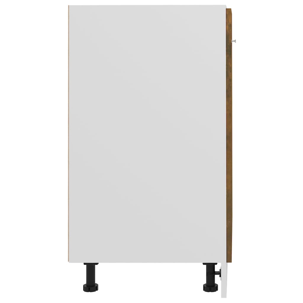 60X46X81,5 Cm Bewerkt Hout Kleurig Gerookt Eiken