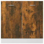 Gootsteenkast 80X46X81,5 Cm Bewerkt Hout Kleur