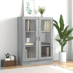 Vitrinekast 82,5X30,5X80 Cm Bewerkt Hout