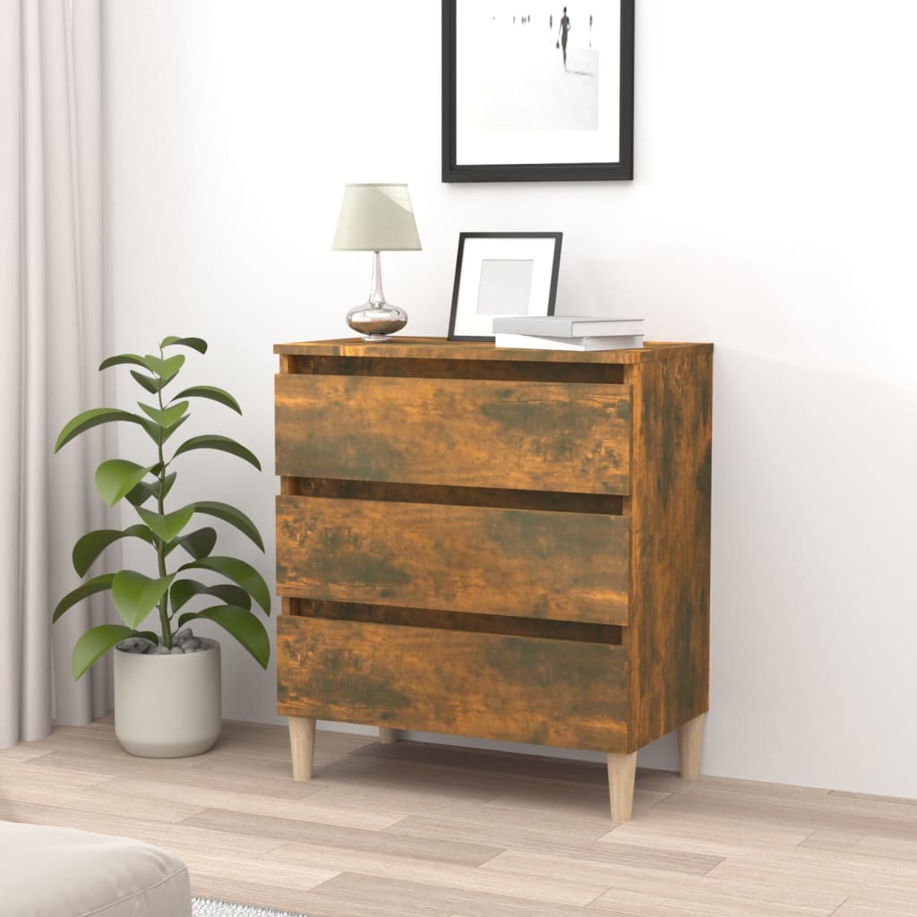 Dressoir 60X35X69 Cm Bewerkt Hout Kleurig