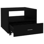 Salontafel 55X55X40 Cm Bewerkt Hout