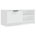 Tv-Meubel 80X35X36,5 Cm Bewerkt Hout