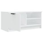 Tv-Meubel 80X35X36,5 Cm Bewerkt Hout