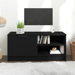 Tv-Meubel 80X35X36,5 Cm Bewerkt Hout