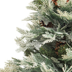 Kerstboom Met Led En Dennenappels 120 Cm Pvc En Pe Groen