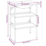 Wastafelframe Met Inbouwwastafel Ijzer