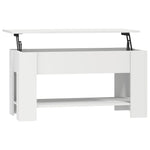 Salontafel 101X49X52 Cm Bewerkt Hout