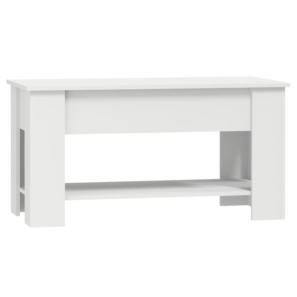 Salontafel 101X49X52 Cm Bewerkt Hout
