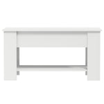 Salontafel 101X49X52 Cm Bewerkt Hout
