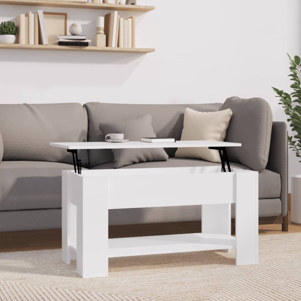 Salontafel 101X49X52 Cm Bewerkt Hout