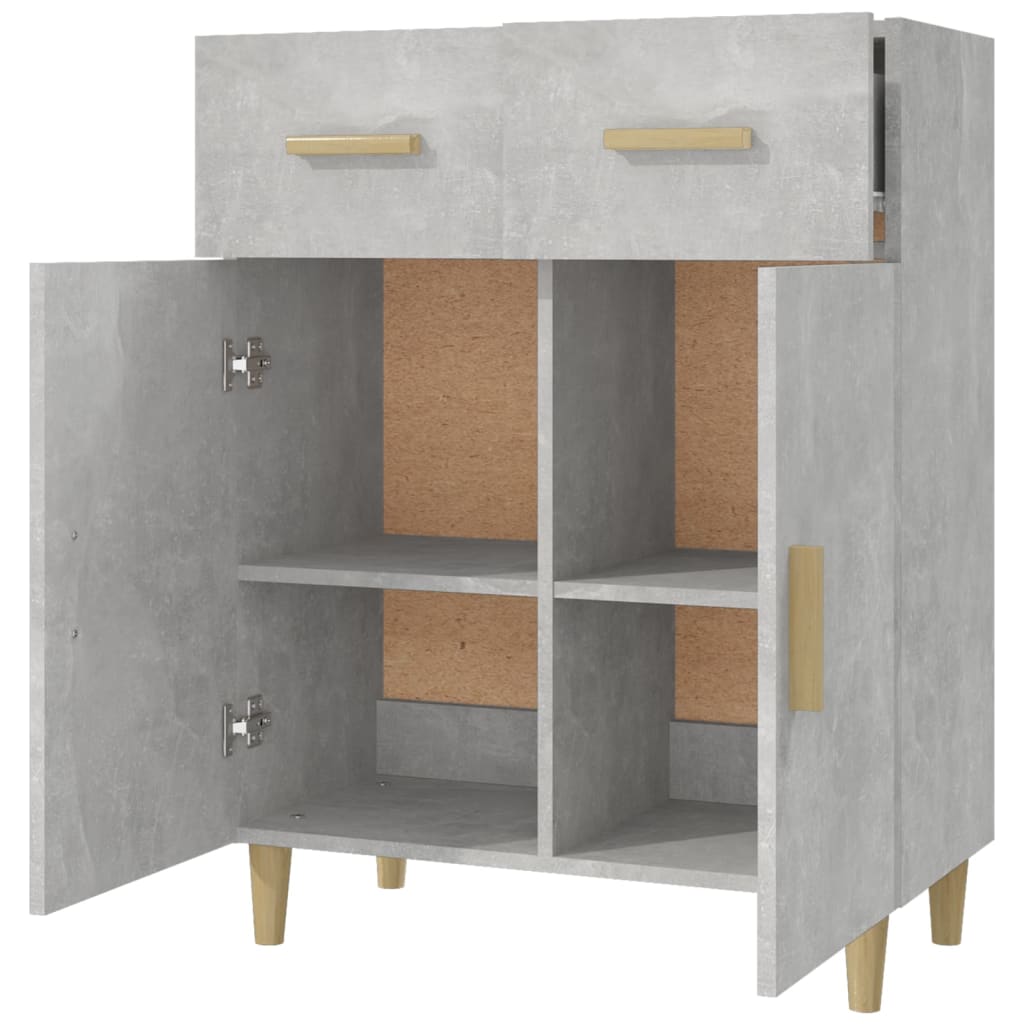 Dressoir 69,5X34X89 Cm Bewerkt Hout