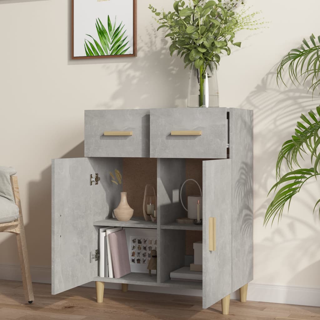 Dressoir 69,5X34X89 Cm Bewerkt Hout