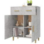 Dressoir 69,5X34X89 Cm Bewerkt Hout