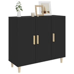 Dressoir 90X34X80 Cm Bewerkt Hout