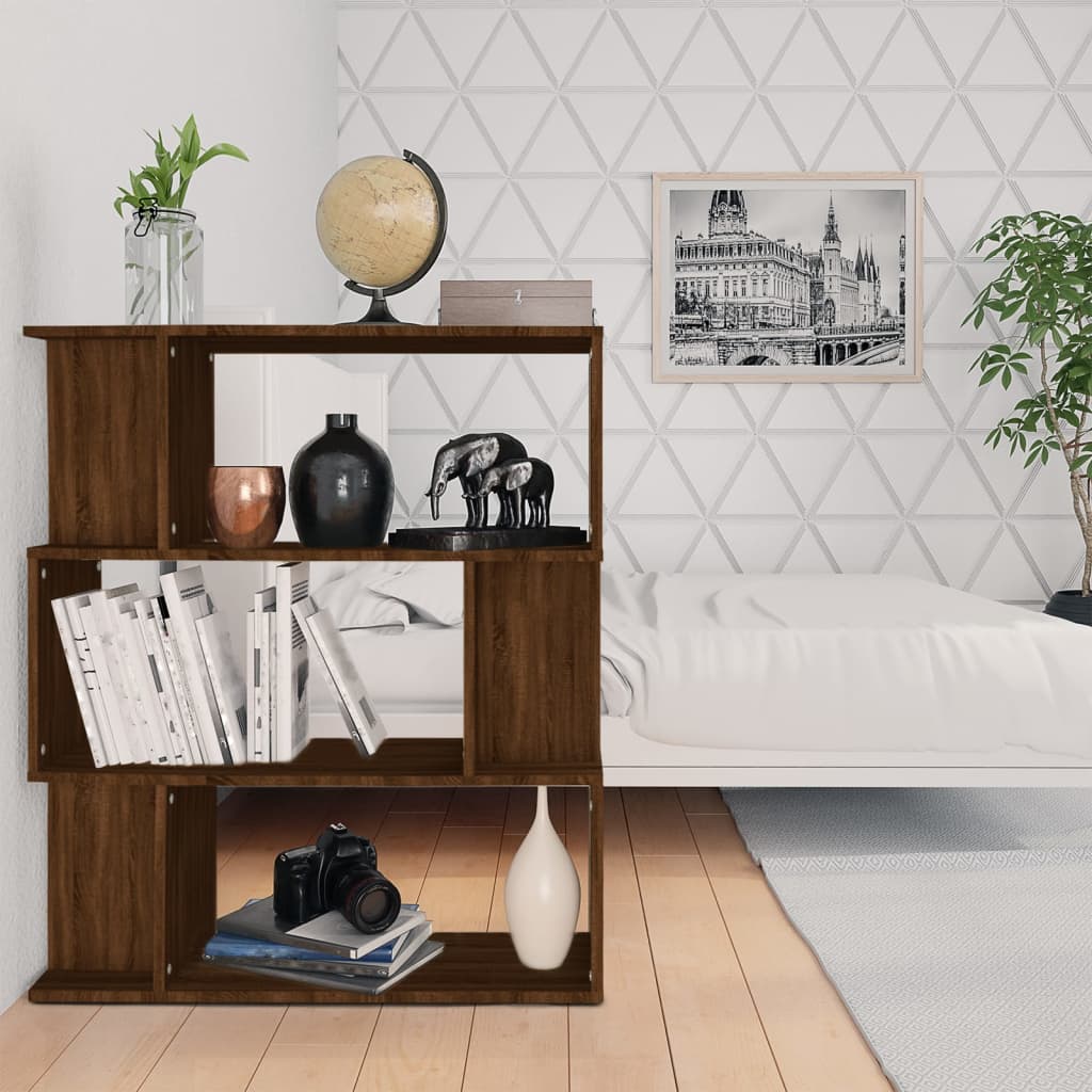 Boekenkast/Kamerscherm 80X24X96 Cm Bewerkt Hout