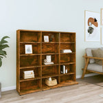 Cd-Kast 102X16X177,5 Cm Bewerkt Hout