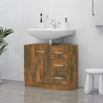 Wastafelkast 63X30X54 Cm Bewerkt Hout