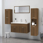 Badkamerkast 30X30X130 Cm Bewerkt Hout