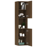Badkamerkast 30X30X130 Cm Bewerkt Hout