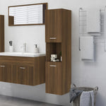 Badkamerkast 30X30X130 Cm Bewerkt Hout
