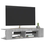 Tv-Meubel Met Led-Verlichting 135X39X30 Cm Eiken