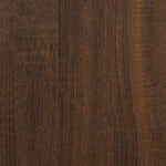 Wandschappen Kubus 80X15X26,5 Cm Bewerkt Hout Bruineiken